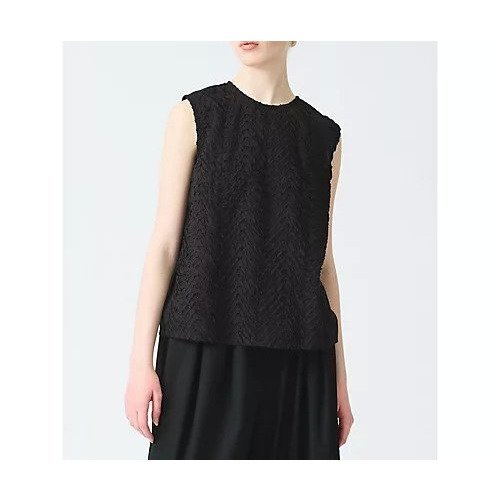 【ミズイロ インド/mizuiro ind】のハンドカットフリルノースリーブプルオーバー 人気、トレンドファッション・服の通販 founy(ファニー) 　ファッション　Fashion　レディースファッション　WOMEN　トップス・カットソー　Tops/Tshirt　キャミソール / ノースリーブ　No Sleeves　プルオーバー　Pullover　インド　India　フィット　Fit　ベスト　Vest　半袖　Short Sleeve　長袖　Long Sleeve　 other-1|ID: prp329100004496065 ipo3291000000031711459