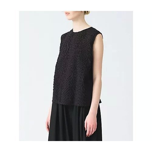 【ミズイロ インド/mizuiro ind】のハンドカットフリルノースリーブプルオーバー 人気、トレンドファッション・服の通販 founy(ファニー) 　ファッション　Fashion　レディースファッション　WOMEN　トップス・カットソー　Tops/Tshirt　キャミソール / ノースリーブ　No Sleeves　プルオーバー　Pullover　インド　India　フィット　Fit　ベスト　Vest　半袖　Short Sleeve　長袖　Long Sleeve　other-3|ID: prp329100004496065 ipo3291000000031711466