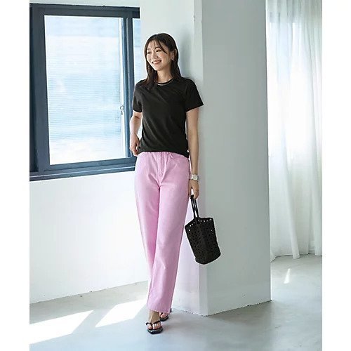 【スタイルデリ/STYLE DELI】のふにゃふにゃ柔らかクルーネックTシャツ 人気、トレンドファッション・服の通販 founy(ファニー) 　ファッション　Fashion　レディースファッション　WOMEN　トップス・カットソー　Tops/Tshirt　シャツ/ブラウス　Shirts/Blouses　ロング / Tシャツ　T-Shirts　イエロー　Yellow　インナー　Inner　カーディガン　Cardigan　キャミソール　Camisole　コンパクト　Compact　サロペット　Overalls　ジャケット　Jacket　トレンド　Trend　定番　Standard　フィット　Fit　フォルム　Form　ベーシック　Basic　半袖　Short Sleeve　other-2|ID: prp329100004496075 ipo3291000000031711554