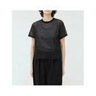 【ミズイロ インド/mizuiro ind】のメッシュドットクルーネックT ブラック|ID: prp329100004496083 ipo3291000000031711602