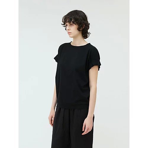 【ミズイロ インド/mizuiro ind】のフリルスリーブクルーネックプルオーバー 人気、トレンドファッション・服の通販 founy(ファニー) 　ファッション　Fashion　レディースファッション　WOMEN　トップス・カットソー　Tops/Tshirt　プルオーバー　Pullover　おすすめ　Recommend　カットソー　Cut And Sew　シルケット　Mercerization　シンプル　Simple　フリル　Frills　人気　Popularity　定番　Standard　other-3|ID: prp329100004496086 ipo3291000000031711624