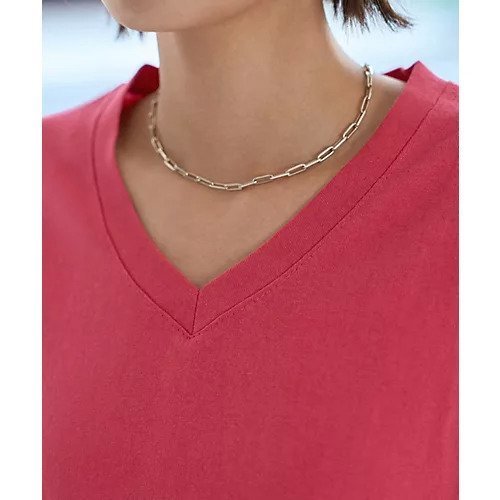 【スタイルデリ/STYLE DELI】のボーイズフォルムのVネックTシャツ 人気、トレンドファッション・服の通販 founy(ファニー) 　ファッション　Fashion　レディースファッション　WOMEN　トップス・カットソー　Tops/Tshirt　シャツ/ブラウス　Shirts/Blouses　ロング / Tシャツ　T-Shirts　Vネック　V-Neck　イエロー　Yellow　ショルダー　Shoulder　ストレート　Straight　ドロップ　Drop　定番　Standard　バランス　Balance　フォルム　Form　半袖　Short Sleeve　メンズ　Mens　other-3|ID: prp329100004496094 ipo3291000000031711676