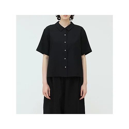 【ミズイロ インド/mizuiro ind】のポプリンハーフスリーブシャツ インテリア・キッズ・メンズ・レディースファッション・服の通販 founy(ファニー) https://founy.com/ ファッション Fashion レディースファッション WOMEN トップス・カットソー Tops/Tshirt シャツ/ブラウス Shirts/Blouses シンプル Simple ストレッチ Stretch ドレープ Drape 吸水 Water Absorption 夏 Summer |ID: prp329100004496108 ipo3291000000031711796