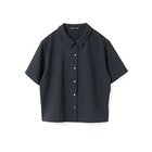 【ミズイロ インド/mizuiro ind】のポプリンハーフスリーブシャツ ネイビー|ID: prp329100004496108 ipo3291000000031711802