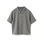 【ミズイロ インド/mizuiro ind】のポプリンハーフスリーブシャツ グレー|ID: prp329100004496108 ipo3291000000031711803