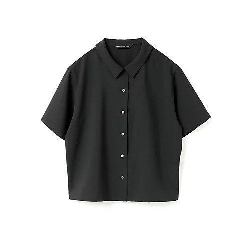 【ミズイロ インド/mizuiro ind】のポプリンハーフスリーブシャツ 人気、トレンドファッション・服の通販 founy(ファニー) 　ファッション　Fashion　レディースファッション　WOMEN　トップス・カットソー　Tops/Tshirt　シャツ/ブラウス　Shirts/Blouses　シンプル　Simple　ストレッチ　Stretch　ドレープ　Drape　吸水　Water Absorption　夏　Summer　other-2|ID: prp329100004496108 ipo3291000000031711807