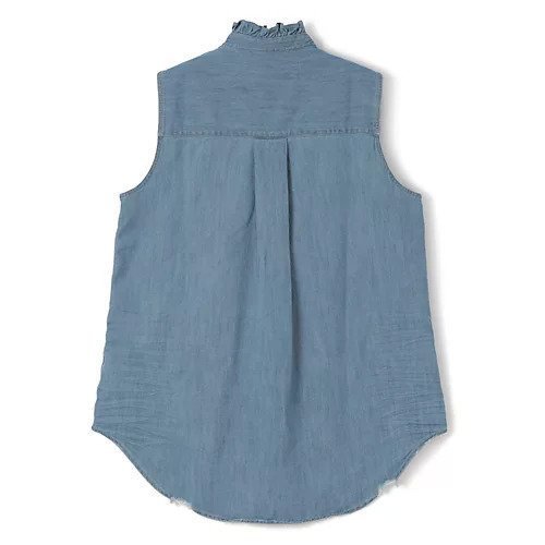 【フランク&アイリーン/Frank&Eileen】のRuffle Fiona 人気、トレンドファッション・服の通販 founy(ファニー) ファッション Fashion レディースファッション Fashion for Women クラッシュ Distressed, Crashed Style デニム Denim, Jeans Material フリル Frill, Ruffle ベスト Vest, Waistcoat ヴィンテージ Vintage Style 洗える Machine Washable other-2|ID: prp329100004496113 ipo3291000000031711838