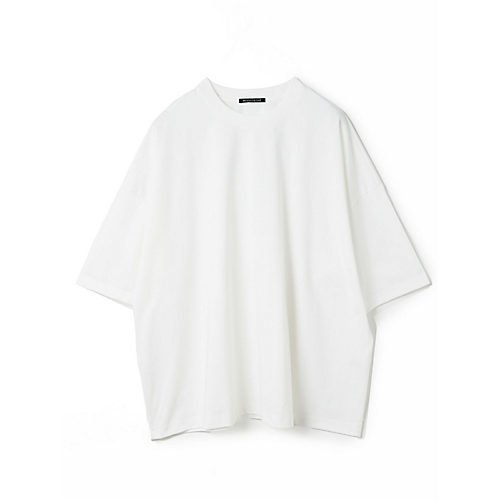 【ミズイロ インド/mizuiro ind】のクルーネックワイドチュニック インテリア・キッズ・メンズ・レディースファッション・服の通販 founy(ファニー) 　ファッション　Fashion　レディースファッション　WOMEN　トップス・カットソー　Tops/Tshirt　シルケット　Mercerization　ビッグ　Big　ベーシック　Basic　メンズ　Mens　ワイド　Wide　オフホワイト|ID: prp329100004496118 ipo3291000000031711871
