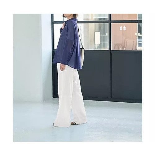 【スタイルデリ/STYLE DELI】の微シアーストレッチメッシュシャツ 人気、トレンドファッション・服の通販 founy(ファニー) 　ファッション　Fashion　レディースファッション　WOMEN　トップス・カットソー　Tops/Tshirt　シャツ/ブラウス　Shirts/Blouses　イエロー　Yellow　インナー　Inner　カフス　Cuffs　シアー　Sheer　ストレッチ　Stretch　スリーブ　Sleeve　長袖　Long Sleeve　バランス　Balance　パープル　Purple　パール　Pearl　フォルム　Form　ポケット　Pocket　メッシュ　Mesh　ラウンド　Round　A/W・秋冬　Aw・Autumn/Winter・Fw・Fall-Winter　夏　Summer　other-2|ID: prp329100004496120 ipo3291000000031711894