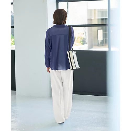 【スタイルデリ/STYLE DELI】の微シアーストレッチメッシュシャツ 人気、トレンドファッション・服の通販 founy(ファニー) 　ファッション　Fashion　レディースファッション　WOMEN　トップス・カットソー　Tops/Tshirt　シャツ/ブラウス　Shirts/Blouses　イエロー　Yellow　インナー　Inner　カフス　Cuffs　シアー　Sheer　ストレッチ　Stretch　スリーブ　Sleeve　長袖　Long Sleeve　バランス　Balance　パープル　Purple　パール　Pearl　フォルム　Form　ポケット　Pocket　メッシュ　Mesh　ラウンド　Round　A/W・秋冬　Aw・Autumn/Winter・Fw・Fall-Winter　夏　Summer　other-3|ID: prp329100004496120 ipo3291000000031711896
