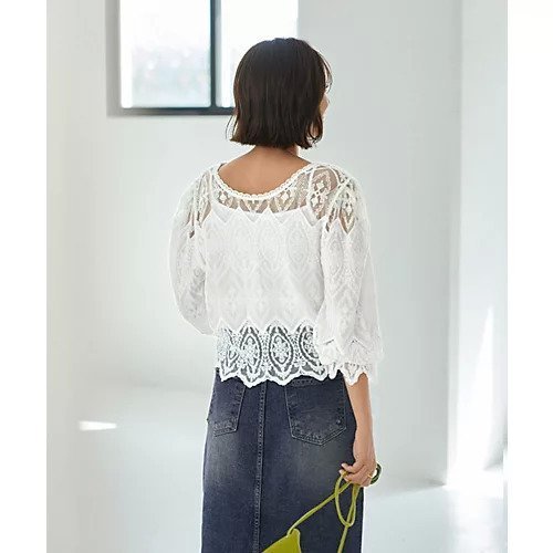 【スタイルデリ/STYLE DELI】のミックスレースのプルオーバーブラウス 人気、トレンドファッション・服の通販 founy(ファニー) 　ファッション　Fashion　レディースファッション　WOMEN　トップス・カットソー　Tops/Tshirt　シャツ/ブラウス　Shirts/Blouses　プルオーバー　Pullover　アンティーク　Antique　インナー　Inner　春　Spring　カットソー　Cut And Sew　カーディガン　Cardigan　キャミソール　Camisole　ジャケット　Jacket　とろみ　Thickness　タンク　Tank　長袖　Long Sleeve　フリル　Frills　ミックス　Mix　レース　Race　A/W・秋冬　Aw・Autumn/Winter・Fw・Fall-Winter　S/S・春夏　Ss・Spring/Summer　夏　Summer　other-2|ID: prp329100004496127 ipo3291000000031711973