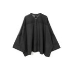 【ミズイロ インド/mizuiro ind】のスタンドカラーシアーシャツ ブラック|ID: prp329100004496148 ipo3291000000031712186