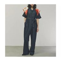 【ヒューマンウーマン/HUMAN WOMAN】のライトオンスデニムオールインワン 人気、トレンドファッション・服の通販 founy(ファニー) ファッション Fashion レディースファッション WOMEN ワンピース Dress オールインワン ワンピース All In One Dress おすすめ Recommend ダブル Double デニム Denim ビッグ Big ボトム Bottom エレガント 上品 Elegant |ID:prp329100004496155