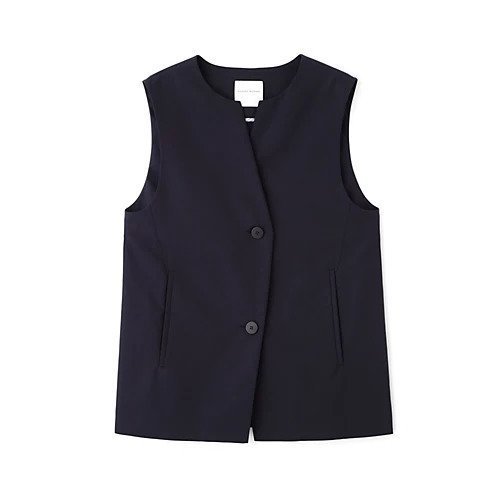 【ヒューマンウーマン/HUMAN WOMAN】のコンパクトギャバジレ 人気、トレンドファッション・服の通販 founy(ファニー) 　ファッション　Fashion　レディースファッション　WOMEN　アウター　Coat Outerwear　トップス・カットソー　Tops/Tshirt　ベスト/ジレ　Gilets/Vests　おすすめ　Recommend　シンプル　Simple　スタンダード　Standard　セットアップ　Set Up　プレミアム　Premium　ボトム　Bottom　マニッシュ　Mannish　other-3|ID: prp329100004496156 ipo3291000000032296496