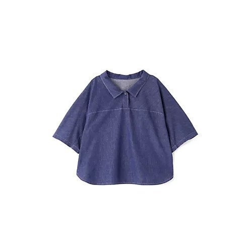 【ヒューマンウーマン/HUMAN WOMAN】のライトオンスデニムブラウス 人気、トレンドファッション・服の通販 founy(ファニー) 　ファッション　Fashion　レディースファッション　WOMEN　トップス・カットソー　Tops/Tshirt　シャツ/ブラウス　Shirts/Blouses　おすすめ　Recommend　シンプル　Simple　スカーチョ　Scarcio　スタンダード　Standard　セットアップ　Set Up　デニム　Denim　ボトム　Bottom　夏　Summer　other-3|ID: prp329100004496158 ipo3291000000031718613