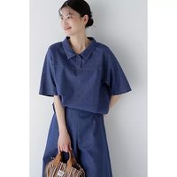 【ヒューマンウーマン/HUMAN WOMAN】のライトオンスデニムブラウス 人気、トレンドファッション・服の通販 founy(ファニー) ファッション Fashion レディースファッション Fashion for Women トップス・カットソー Cut & Sew Tops シャツ・ブラウス・オフィスカジュアル Elegant Blouses & Button-Ups おすすめ Recommended / Our Picks シンプル Simple, Minimal スカーチョ Skacho, Skirt-Pants スタンダード Standard, Basic セットアップ Set-Up, Coordinated Outfit デニム Denim, Jeans Material ボトム Bottoms, Lower Wear 夏 Summer |ID:prp329100004496158