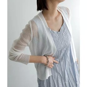 【スタイルデリ/STYLE DELI】のシアーで涼しいストライプ編みカーディガン 人気、トレンドファッション・服の通販 founy(ファニー) ファッション Fashion レディースファッション WOMEN トップス・カットソー Tops/Tshirt カーディガン Cardigans カーディガン Cardigan コンパクト Compact シアー Sheer シンプル Simple ストライプ Stripe ストレート Straight トッパー Topper 定番 Standard ノースリーブ No Sleeve 長袖 Long Sleeve フィット Fit フレア Flare ベーシック Basic メランジ Melange 無地 Plain Color ワイド Wide 夏 Summer エレガント 上品 Elegant |ID:prp329100004496159