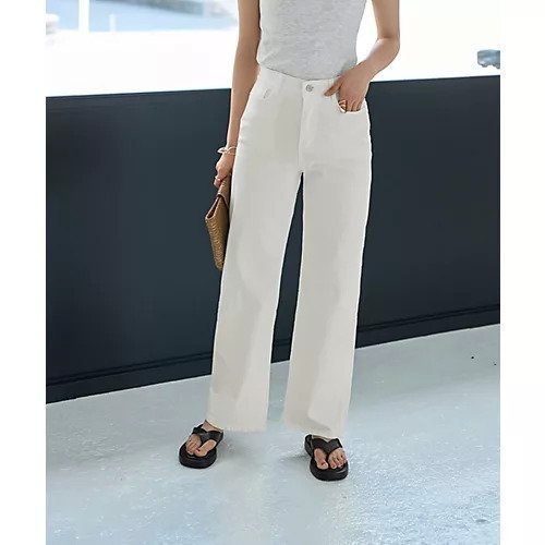 【スタイルデリ/STYLE DELI】のウエストにゴム内蔵のストレッチコットンストレートパンツ 人気、トレンドファッション・服の通販 founy(ファニー) 　ファッション　Fashion　レディースファッション　WOMEN　パンツ　Pants　春　Spring　ショーツ　Shorts　シルバー　Silver　ストレッチ　Stretch　ストレート　Straight　デニム　Denim　ループ　Loop　ロールアップ　Roll Up　ワイド　Wide　S/S・春夏　Ss・Spring/Summer　夏　Summer　other-2|ID: prp329100004496161 ipo3291000000031712887