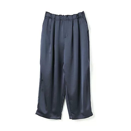 【ミズイロ インド/mizuiro ind】のサテンワイドカーゴパンツ インテリア・キッズ・メンズ・レディースファッション・服の通販 founy(ファニー) 　ファッション　Fashion　レディースファッション　WOMEN　パンツ　Pants　カーゴパンツ　Cargo Pants　サテン　Satin　人気　Popularity　今季　This Season　ネイビー|ID: prp329100004496164 ipo3291000000031712902