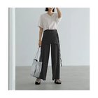 【スタイルデリ/STYLE DELI】の薄手でサラサラな腰周りラップワイドパンツ チャコール|ID: prp329100004496165 ipo3291000000031712906