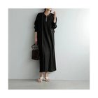 【スタイルデリ/STYLE DELI】の【LUXE】配色ステッチ両裾ファスナーワンピース ブラック|ID: prp329100004496175 ipo3291000000034504800