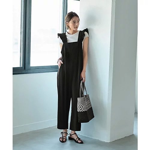【スタイルデリ/STYLE DELI】のプリーツ加工フリルストラップサロペット インテリア・キッズ・メンズ・レディースファッション・服の通販 founy(ファニー) https://founy.com/ ファッション Fashion レディースファッション Fashion for Women ワンピース Dresses サロペット&オールインワン Dungarees & Jumpsuit Styles インナー Innerwear 春 Spring くるぶし Ankle-Length カットソー Cut and Sewn Top クロップド Cropped, Short Length サロペット Overalls, Salopette サンダル Sandals, Summer Shoes スクエア Square, Square Shape ストレート Straight, Straight Cut スニーカー Sneakers, Trainers スリット Slit, Slit Detail ノースリーブ Sleeveless, No-Sleeve 長袖 Long Sleeve, Full Sleeve フリル Frill, Ruffle プリーツ Pleats, Pleated 半袖 Short Sleeve, Half Sleeve ラウンド Round, Round Neck ラップ Wrap, Wrap Design A/W・秋冬 Autumn/Winter S/S・春夏 SS, Spring/Summer, Warm Season 夏 Summer |ID: prp329100004496184 ipo3291000000032718017