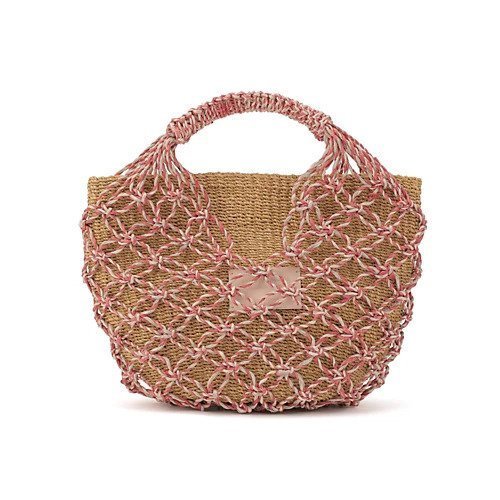 【ビューティフル ピープル/beautiful people】のabaca twist bag s インテリア・キッズ・メンズ・レディースファッション・服の通販 founy(ファニー) 　ファッション　Fashion　レディースファッション　Ladies' Fashion Online　2025年　2025　2025春夏・S/S　Ss,Spring/Summer,2025　ハンドバッグ　Handbag　ポケット　Pocket　メッシュ　Mesh　red|ID: prp329100004496189 ipo3291000000031713236