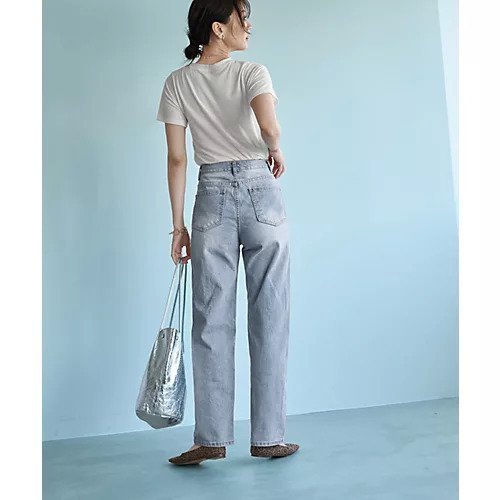 【スタイルデリ/STYLE DELI】の薄手で柔らかめの暑くないハイブリーチストレートデニム 人気、トレンドファッション・服の通販 founy(ファニー) 　ファッション　Fashion　レディースファッション　WOMEN　春　Spring　シルバー　Silver　ストレッチ　Stretch　ストレート　Straight　デニム　Denim　ワイド　Wide　S/S・春夏　Ss・Spring/Summer　夏　Summer　other-2|ID: prp329100004496209 ipo3291000000031713635
