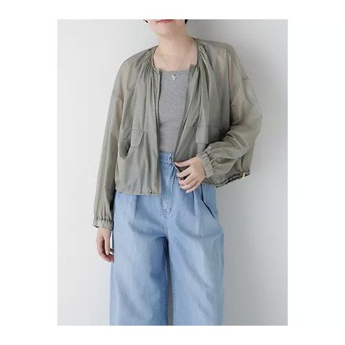 【ヒューマンウーマン/HUMAN WOMAN】の撥水ライトタフタブルゾン インテリア・キッズ・メンズ・レディースファッション・服の通販 founy(ファニー) 　ファッション　Fashion　レディースファッション　WOMEN　アウター　Coat Outerwear　ブルゾン　Blouson/Jackets　おすすめ　Recommend　ギャザー　Gather　ショート　Short　スタンダード　Standard　スポーツ　Sports　スポーティ　Sporty　フェミニン　Feminine　ブルゾン　Blouson　プリーツ　Pleats　リップ　Lip　旅行　Travel　春　Spring　羽織　Haori　軽量　Lightweight　カーキ|ID: prp329100004496210 ipo3291000000031713638
