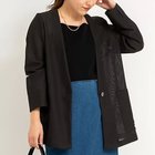 【ノーリーズ/NOLLEY'S】のメッシュノーカラーVネックジャケット 人気、トレンドファッション・服の通販 founy(ファニー) ファッション Fashion レディースファッション WOMEN アウター Coat Outerwear ジャケット Jackets 2025年 2025 2025春夏・S/S Ss,Spring/Summer,2025 おすすめ Recommend シンプル Simple ジャケット Jacket スリット Slit メッシュ Mesh 夏 Summer ビジネス 仕事 通勤 Business thumbnail チャコールグレー|ID: prp329100004496365 ipo3291000000031718347