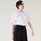 【マルティニーク/martinique】のファブリックコンビギャザープルオーバー ホワイト|ID: prp329100004497570 ipo3291000000035302984