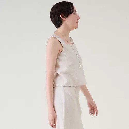 【マルティニーク/martinique】のウォッシュリネンノースリーブブラウス(セットアップ可) 人気、トレンドファッション・服の通販 founy(ファニー) 　ファッション　Fashion　レディースファッション　Fashion for Women　トップス・カットソー　Cut & Sew Tops　キャミソール&ノースリーブ　Camisoles & Sleeveless Tops　シャツ・ブラウス・オフィスカジュアル　Elegant Blouses & Button-Ups　おすすめ　Recommended / Our Picks　セットアップ　Set-Up, Coordinated Outfit　リネン　Linen, Linen Fabric　ロング　Long, Long-Length　別注　Limited Edition, Custom Order　夏　Summer　定番　Standard, Basic Item　other-2|ID: prp329100004497581 ipo3291000000035917767