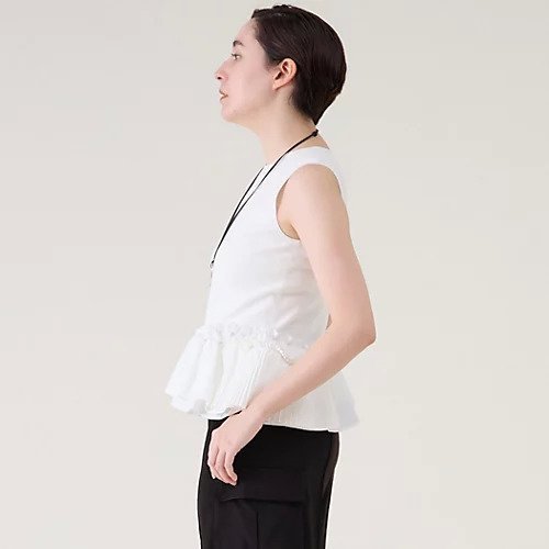 【マルティニーク/martinique】のタイプライターコンビニット 人気、トレンドファッション・服の通販 founy(ファニー) 　ファッション　Fashion　レディースファッション　Fashion for Women　トップス・カットソー　Cut & Sew Tops　ニット　Knit Tops & Sweaters　おすすめ　Recommended / Our Picks　アシンメトリー　Asymmetrical Style　インナー　Innerwear　シャーリング　Shirring, Ruched　ジャケット　Jacket, Outerwear　タイトスカート　Pencil Skirt, Tight Skirt　ノースリーブ　Sleeveless, No-Sleeve　ブルゾン　Blouson, Bomber Jacket　ペプラム　Peplum, Flared Hem　夏　Summer　other-2|ID: prp329100004497590 ipo3291000000035917719