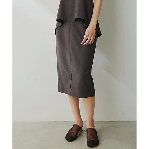 【ウィムガゼット/Whim Gazette】のストレッチブッチャースカート インテリア・キッズ・メンズ・レディースファッション・服の通販 founy(ファニー) 　ファッション　Fashion　レディースファッション　WOMEN　スカート　Skirt　春　Spring　ストレッチ　Stretch　スリット　Slit　セットアップ　Set Up　タイトスカート　Tight Skirt　ベビー　Baby　ベーシック　Basic　ミドル　Middle　S/S・春夏　Ss・Spring/Summer　おすすめ　Recommend　夏　Summer　エレガント 上品　Elegant　2025年　2025　2025春夏・S/S　Ss,Spring/Summer,2025　ブラウン|ID: prp329100004497595 ipo3291000000031728413