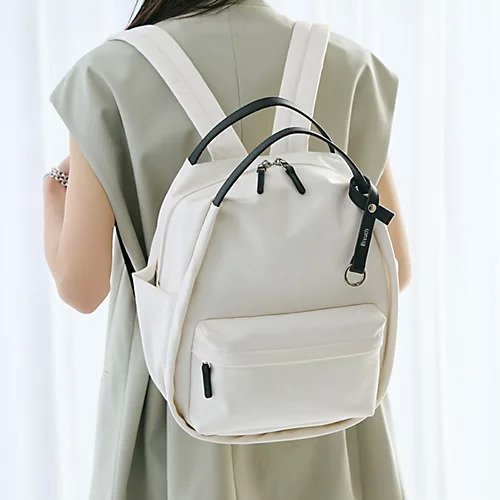 【トプカピ/TOPKAPI】の【Breath TOPKAPI】【撥水】ツヤ ナイロン レザーハンドル ミニ リュック 人気、トレンドファッション・服の通販 founy(ファニー) 　ファッション　Fashion　レディースファッション　WOMEN　コンパクト　Compact　傘　Umbrella　チャーム　Charm　フィット　Fit　フォルム　Form　ポケット　Pocket　モダン　Modern　モノトーン　Monotone　リュック　Ruck Sack　ワンポイント　One Point　エレガント 上品　Elegant　other-2|ID: prp329100004497630 ipo3291000000031728684