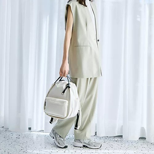 【トプカピ/TOPKAPI】の【Breath TOPKAPI】【撥水】ツヤ ナイロン レザーハンドル ミニ リュック 人気、トレンドファッション・服の通販 founy(ファニー) 　ファッション　Fashion　レディースファッション　WOMEN　コンパクト　Compact　傘　Umbrella　チャーム　Charm　フィット　Fit　フォルム　Form　ポケット　Pocket　モダン　Modern　モノトーン　Monotone　リュック　Ruck Sack　ワンポイント　One Point　エレガント 上品　Elegant　other-3|ID: prp329100004497630 ipo3291000000031728686