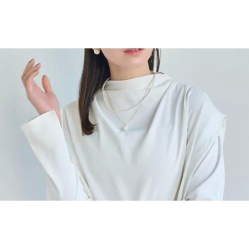 【フィービィー/phoebe】のクラシカルパール2連ネックレス 人気、トレンドファッション・服の通販 founy(ファニー) 　ファッション　Fashion　レディースファッション　WOMEN　ジュエリー　Jewelry　ネックレス　Necklaces　おすすめ　Recommend　クラシカル　Classical　シンプル　Simple　スウェット　Sweat　ネックレス　Necklace　パール　Pearl　エレガント 上品　Elegant　other-3|ID: prp329100004497644 ipo3291000000031728806