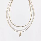 【フィービィー/phoebe】のパール ドロップメタル3連ネックレス ゴールド ゴールド|ID: prp329100004497648 ipo3291000000031728826