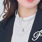 【フィービィー/phoebe】のパール ドロップメタル3連ネックレス シルバー|ID: prp329100004497648 ipo3291000000033408279