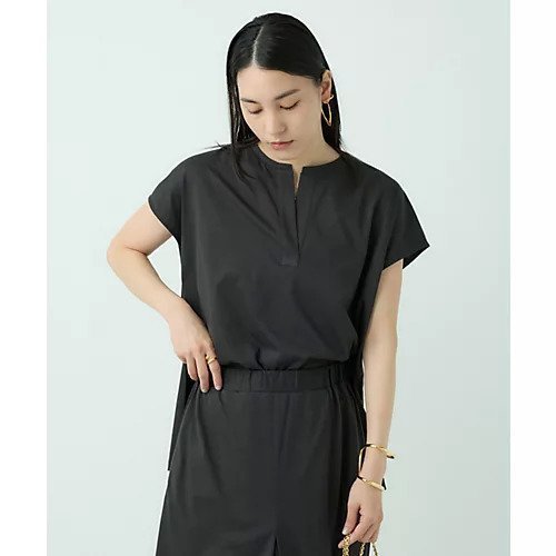 【カオス/Chaos】のシシカットプルオーバー インテリア・キッズ・メンズ・レディースファッション・服の通販 founy(ファニー) 　ファッション　Fashion　レディースファッション　Fashion for Women　トップス・カットソー　Cut & Sew Tops　カジュアルプルオーバー・ニットトップス　Pullovers & Knit Tops / Casual Pullovers　2025年　2025　2025春夏・S/S　Spring/Summer 2025 SS25　エレガント 上品　Elegant　スキッパー　Skipper, Open Collar　スリーブ　Sleeve, Long Sleeve / Short Sleeve　セットアップ　Set-Up, Coordinated Outfit　フレンチ　French, French Style　羽織　Haori, Light Jacket　チャコール|ID: prp329100004499203 ipo3291000000034716315