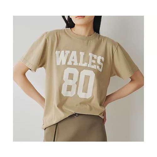 【ウィムガゼット/Whim Gazette】のナンバーTシャツ インテリア・キッズ・メンズ・レディースファッション・服の通販 founy(ファニー) 　ファッション　Fashion　レディースファッション　WOMEN　トップス・カットソー　Tops/Tshirt　シャツ/ブラウス　Shirts/Blouses　ロング / Tシャツ　T-Shirts　インナー　Inner　ヴィンテージ　Vintage　春　Spring　カットソー　Cut And Sew　コンパクト　Compact　ジャケット　Jacket　トレンド　Trend　プリント　Print　ベーシック　Basic　ボトム　Bottom　リアル　Real　S/S・春夏　Ss・Spring/Summer　夏　Summer　2025年　2025　2025春夏・S/S　Ss,Spring/Summer,2025　サンドベージュ|ID: prp329100004503143 ipo3291000000031778137