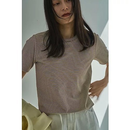 【マージュール/marjour】のMOCHI BORDER TEE 人気、トレンドファッション・服の通販 founy(ファニー) 　ファッション　Fashion　レディースファッション　Fashion for Women　おすすめ　Recommended / Our Picks　カットソー　Cut and Sewn Top　サロペット　Overalls, Salopette　ストレッチ　Stretch, Stretchy Fabric　フィット　Fit, Slim Fit　ポケット　Pocket, Pocket Detail　夏　Summer　 other-1|ID: prp329100004503145 ipo3291000000035594068