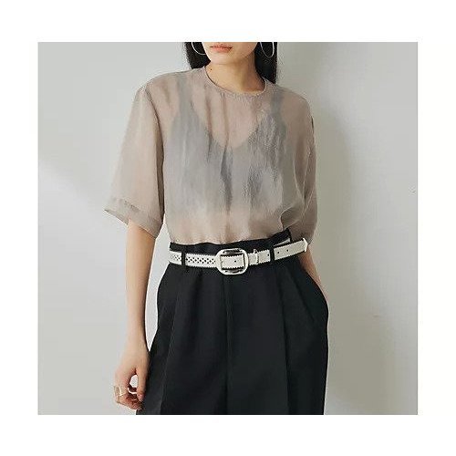 【ウィムガゼット/Whim Gazette】のシアーTシャツ インテリア・キッズ・メンズ・レディースファッション・服の通販 founy(ファニー) https://founy.com/ ファッション Fashion レディースファッション WOMEN トップス・カットソー Tops/Tshirt シャツ/ブラウス Shirts/Blouses ロング / Tシャツ T-Shirts 2025年 2025 2025春夏・S/S Ss,Spring/Summer,2025 イエロー Yellow インナー Inner シアー Sheer タンク Tank ボトム Bottom ヴィンテージ Vintage エレガント 上品 Elegant |ID: prp329100004503149 ipo3291000000031778179