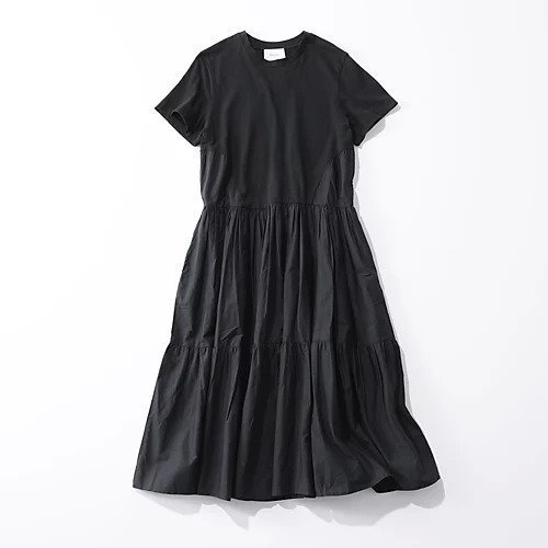 【マーレット/MERLETTE】のIrene 人気、トレンドファッション・服の通販 founy(ファニー) 　ファッション　Fashion　レディースファッション　Ladies' Fashion Online　シアー　Sheer　ジャージー　Jersey　ティアードスカート　Tiered Skirt　ティアードワンピース　Tiered Dress　ドッキング　Docking　バランス　Balance　ボーダー　Border　洗える　Washable　other-3|ID: prp329100004503161 ipo3291000000032453052