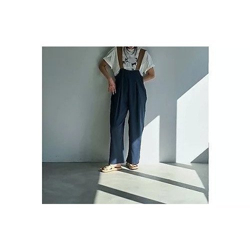 【マージュール/marjour】のBI-COLOR WIDE SALOPETTE 人気、トレンドファッション・服の通販 founy(ファニー) 　ファッション　Fashion　レディースファッション　Fashion for Women　ワンピース　Dresses　サロペット&オールインワン　Dungarees & Jumpsuit Styles　ギャザー　Gathered, Ruffled　サロペット　Overalls, Salopette　ショルダー　Shoulder, Shoulder Strap　ストレッチ　Stretch, Stretchy Fabric　フェイク　Faux, Fake　ポケット　Pocket, Pocket Detail　夏　Summer　other-3|ID: prp329100004503166 ipo3291000000033260141