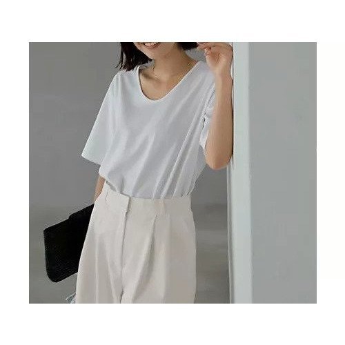 【スタイルデリ/STYLE DELI】のデコルテが開いたヌケ感5分袖Tシャツ インテリア・キッズ・メンズ・レディースファッション・服の通販 founy(ファニー) https://founy.com/ ファッション Fashion レディースファッション WOMEN トップス・カットソー Tops/Tshirt シャツ/ブラウス Shirts/Blouses ロング / Tシャツ T-Shirts イエロー Yellow ショルダー Shoulder デコルテ Decolletage ドロップ Drop 定番 Standard パステル Pastel フォルム Form 半袖 Short Sleeve |ID: prp329100004503241 ipo3291000000031779132