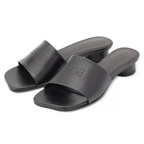 【エムエム6 メゾン マルタン マルジェラ/MM6 Maison Martin Margiela】のSANDAL インテリア・キッズ・メンズ・レディースファッション・服の通販 founy(ファニー)  ファッション Fashion レディースファッション Fashion for Women 2025年 2025 2025春夏・S/S Spring/Summer 2025 SS25 オープントゥ Open Toe Shoes サンダル Sandals, Summer Shoes シンプル Simple, Minimal Black|ID: prp329100004503242 ipo3291000000034366732