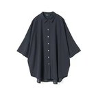 【ミズイロ インド/mizuiro ind】のハーフスリーブワイドチュニックシャツ ネイビー|ID: prp329100004504509 ipo3291000000031790654