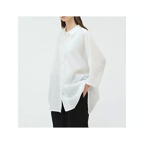 【ミズイロ インド/mizuiro ind】のハーフスリーブワイドチュニックシャツ 人気、トレンドファッション・服の通販 founy(ファニー) 　ファッション　Fashion　レディースファッション　WOMEN　トップス・カットソー　Tops/Tshirt　シャツ/ブラウス　Shirts/Blouses　ベーシック　Basic　リネン　Linen　羽織　Haori　other-2|ID: prp329100004504509 ipo3291000000031790656