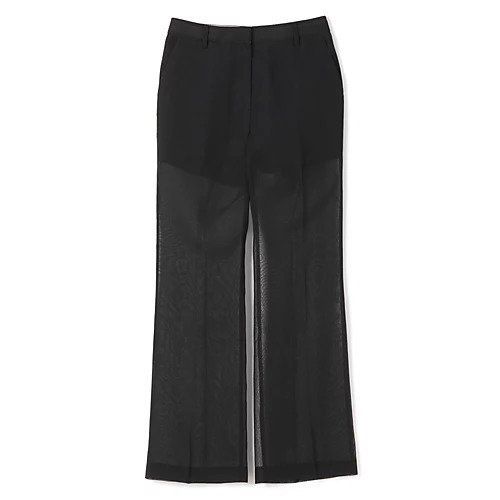 【アモーメント/AMOMENTO】のSHEER STRAIGHT FIT PANTS インテリア・キッズ・メンズ・レディースファッション・服の通販 founy(ファニー) 　ファッション　Fashion　レディースファッション　WOMEN　パンツ　Pants　2025年　2025　2025春夏・S/S　Ss,Spring/Summer,2025　クラシカル　Classical　ストレート　Straight　センター　Center　モダン　Modern　BLACK|ID: prp329100004504526 ipo3291000000031790793